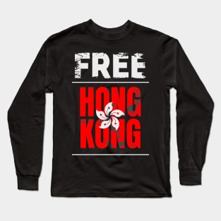 free-hong-kong T-Shirt Long Sleeve T-Shirt
